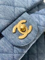 Chanel Mini Denim Rectangular Crush Ghw 17Cm - Image 5