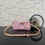 [Super Vip 1:1] Louis Vuitton Pochette Liv Washed Pink 24Cm M14159 - Image 2
