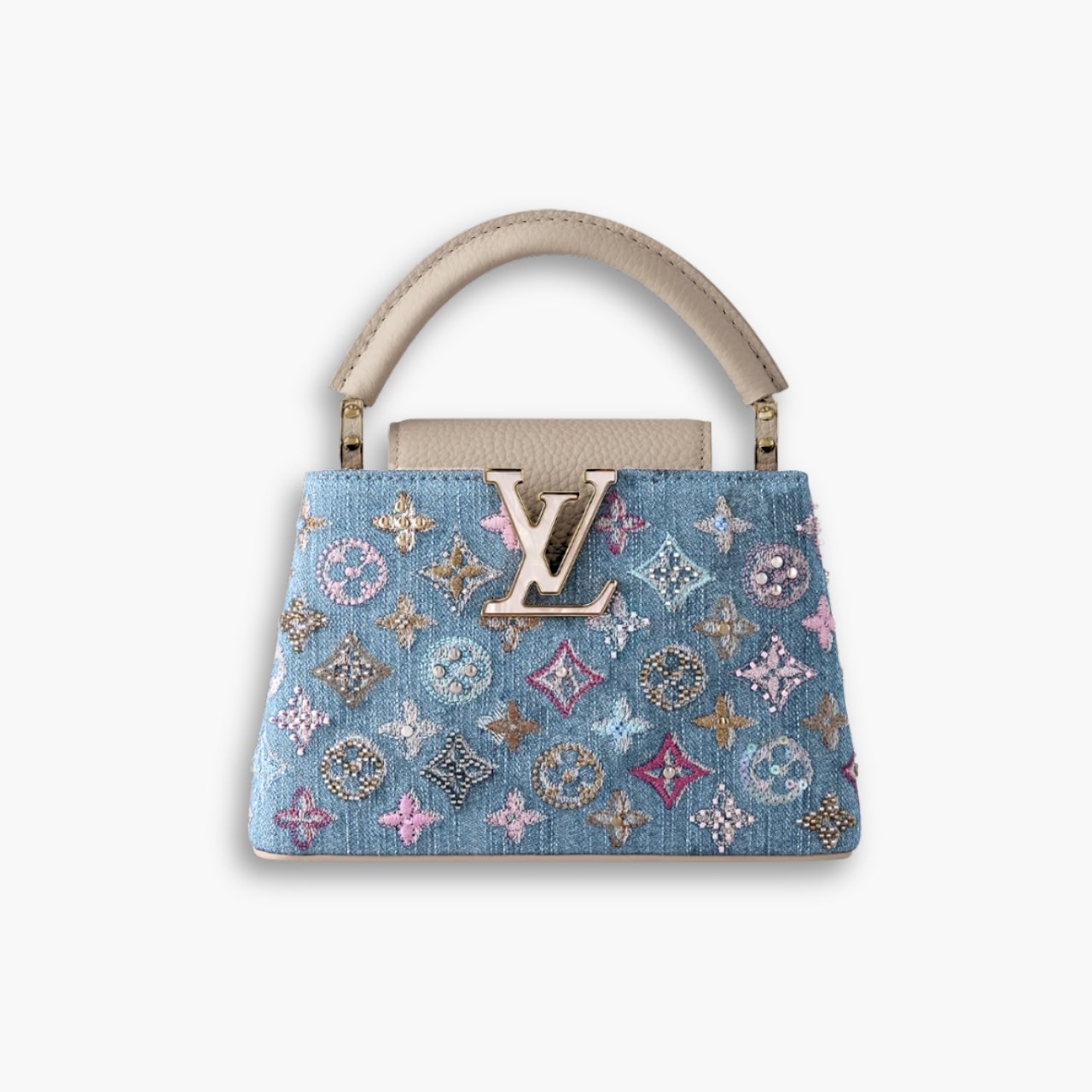 444-5.jpg Louis Vuitton Capucines Mini Denim Blue 21Cm M12947 - Image 1