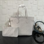 [Super Vip 1:1] Louis Vuitton Neverfull MM Brume Gray 31Cm M13758 - Image 2