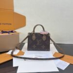 Super Vip 1:1 – Louis Vuitton OnTheGo BB Bag Monogram Brown 18Cm M46839 - Image 3