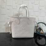 [Super Vip 1:1] Louis Vuitton Neverfull MM Brume Gray 31Cm M13758 - Image 4