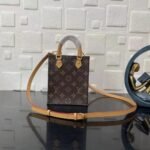 Super Vip 1:1 – Louis Vuitton Petit Sac Plat Bag Monogram Brown 17Cm M81295 - Image 2