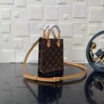 [Super Vip 1:1] Louis Vuitton Petit Sac Plat Bag Monogram Brown 17Cm M81295 - Image 3