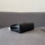 Celine Medium Victoire Bag In Supple Grained Black 25Cm 115853Fdu 38Si - Image 6