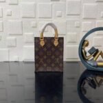 [Super Vip 1:1] Louis Vuitton Petit Sac Plat Bag Monogram Brown 17Cm M81295 - Image 6