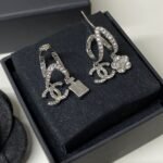 Chanel Pendant Earrings Crystal Silver Abf199 B19948 Nafvp - Image 4