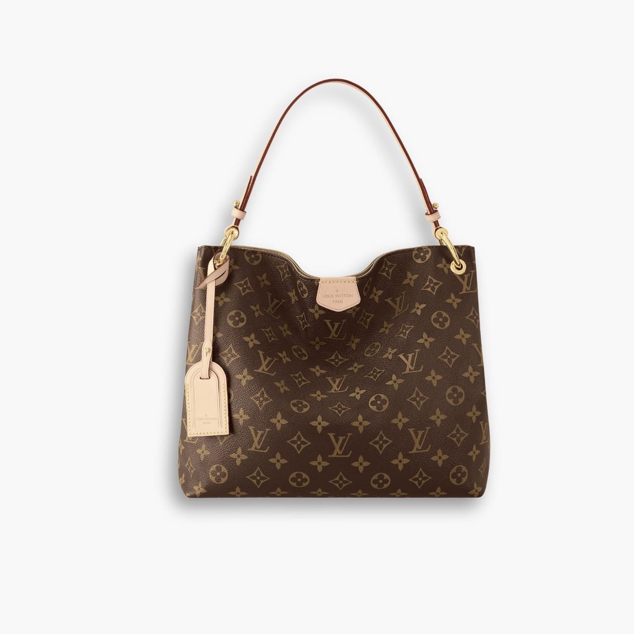 459-7.jpg Louis Vuitton Graceful PM Bag Monogram Canvas Brown 35Cm M43701 - Image 1