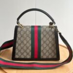 Gucci Queen Margaret Gg Small Top Handle Bag Black 25Cm - Image 4