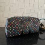 Super Vip 1:1 – Louis Vuitton x Takashi Murakami Keepall Bandoulière 50 Bag Black 50Cm M13745 - Image 6