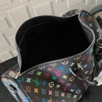 Super Vip 1:1 – Louis Vuitton x Takashi Murakami Keepall Bandoulière 50 Bag Black 50Cm M13745 - Image 5