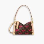 Louis Vuitton X Takashi Murakami Monogram Cerise Side Trunk MM Brown 21Cm M14278