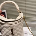 Saint Laurent Gaby Bucket Bag White 17Cm - Image 7