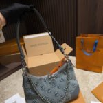 Louis Vuitton Boulogne PM Denim Blue 26Cm - Image 3