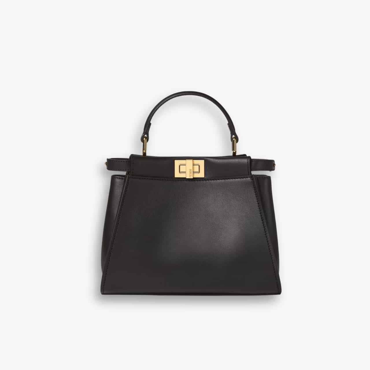 464-6.jpg Fendi Peekaboo Iconic Bag Black 23cm - Image 1