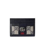 Gucci Ophidia Gg Card Case Beige Blue 9Cm 523159 96Iwn 4076