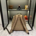 Gucci Gg Canvas Medium Backpack Medium Backpack Beige And Dark Brown 36Cm 824624 Faehz 9795 - Image 4