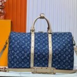 Louis Vuitton Keepall Bandouliere 45 Denim Blue 45Cm - Image 4
