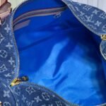 Louis Vuitton Keepall Bandouliere 45 Denim Blue 45Cm - Image 6