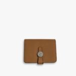 Hermes Dogon Duo Mini Wallet Brown 11Cm
