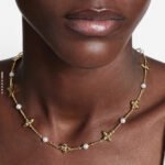 Louis Vuitton Louisa Necklace Gold M01610 - Image 6