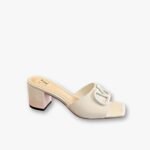 Valentino Vlogo Signature Slide Sandal White
