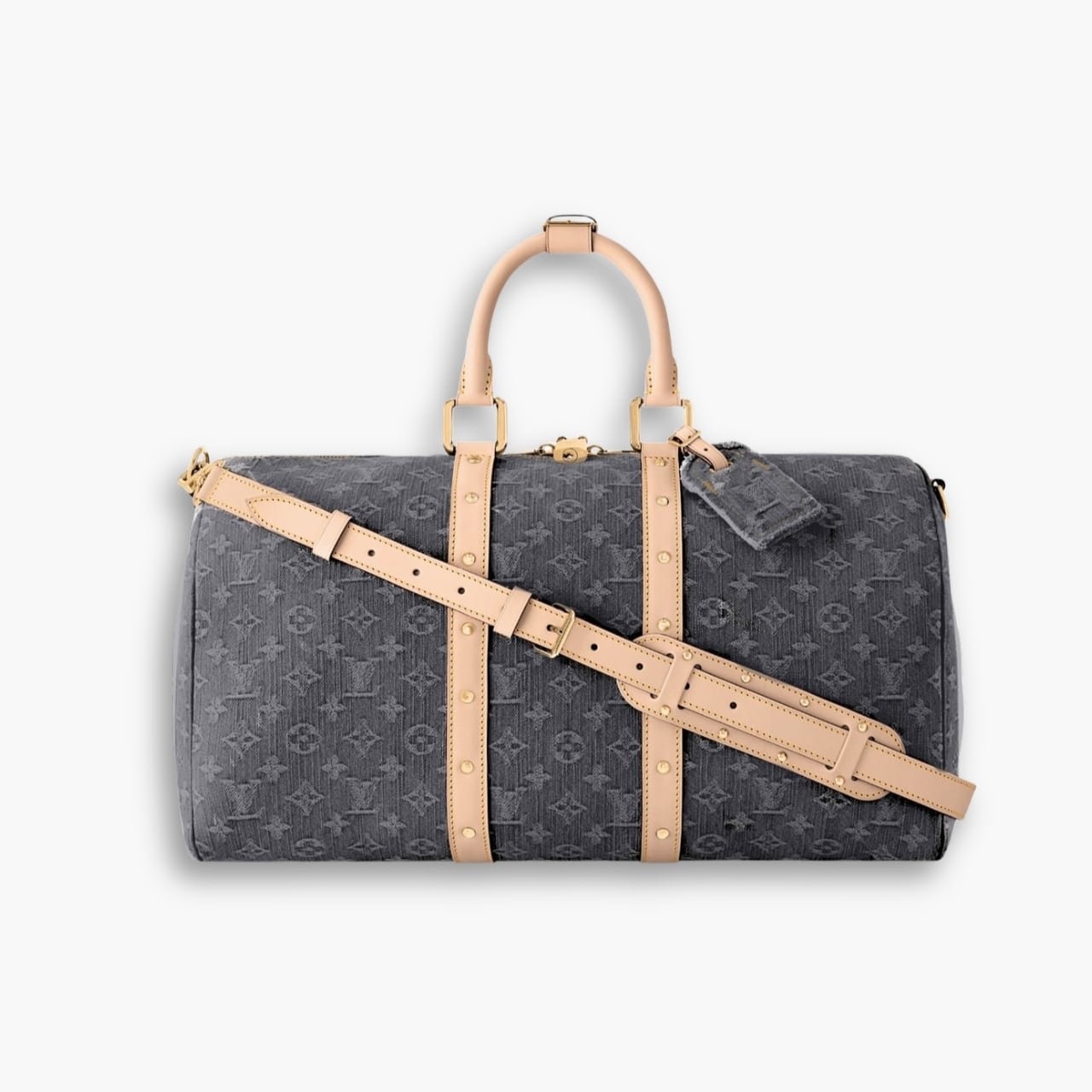 476-6.jpg Louis Vuitton Keepall Bandoulière 45 Denim Cloudy Gray 45cm M13748 - Image 1