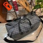 Gucci Black Gg Supreme Canvas Interlocking G Duffle Bag Black 42Cm - Image 7