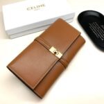 Celine Large Wallet 16 In Satinated Tan 19Cm 10M033Cq7 04Lu - Image 3