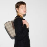 Gucci Ophidia Small Shoulder Bag Beige And Dark Brown 25Cm 735132 FABLE 9442 - Image 9