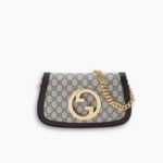 Gucci Blondie Shoulder Bag Gold Hardware Black 28Cm