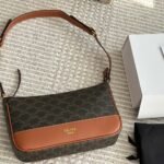 Celine Shoulder Bag In Triomphe Canvas Tan 25Cm 119412Bzj 04Lu - Image 2