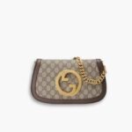 Gucci Blondie Shoulder Beige And Ebony GG Supreme Canvas ‎28Cm 699268 K9GSG 8358