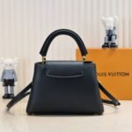 Louis Vuitton Capucines Bb Bag With Charm Black 27Cm - Image 4