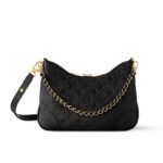 Louis Vuitton Boulogne Monogram Empreinte Leather Black 29Cm M12930