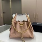 Chanel 25 Small Handbag Grained And Gold Tone Metal Beige 30Cm - Image 2