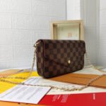 Louis Vuitton Félicie Pochette Damier Ebène Canvas 21Cm N40492 - Image 3