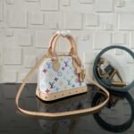 [Super Vip 1:1] Louis Vuitton X Takashi Murakami Alma BB Bag White Multicolor 23Cm M13078 - Image 3