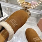 Miumiu Suede Clogs Cocoa Brown 5Z504E Z0G F0324 F Zf30 - Image 9