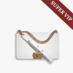 Super Vip 1:1 – Chanel Large Boy Chanel Handbag White 25Cm A67086 B06643 10601