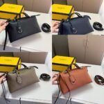 Fendi By The Way Medium Leather Boston Bag Brown 20Cm 8Bl1465Qjf03B - Image 3