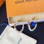 Louis Vuitton My LV Pearl Earrings Gold M01988 - Image 2