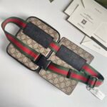 Gucci Gg Supreme Web Belt Bag Beige Ebony 33Cm 450956 K6Rhx 9678 - Image 3