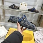 Fendi Feel Ff Mules Denim Blue 8R8448Akzpf1Pz7 - Image 3
