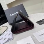 Chanel Small Floral Wallet Black 11cm - Image 6