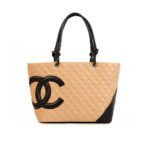 Chanel Cambon Line Medium Tote Bag In Beige 28cm