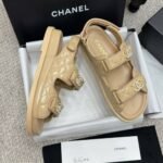Chanel Sandal Shiny Beige G35927 B20276 U0450 - Image 6
