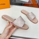 Louis Vuitton Lily Flat Mule Beige 1Ahm99 - Image 6