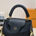 Louis Vuitton Capucines Bb Bag With Charm Black 27Cm - Image 8