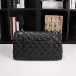 Chanel Classic Flap Black Gold Hardware 25Cm - Image 4